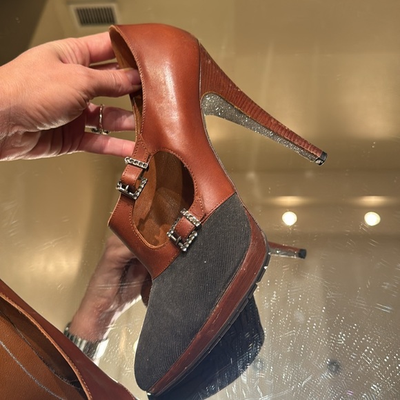 Rene Caovilla Corduroy Leather Booties - Picture 4 of 7